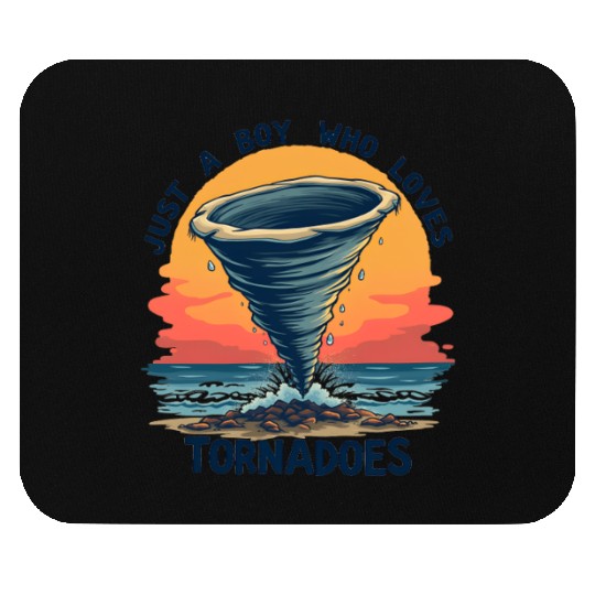 Just A Boy Who Loves Tornadoes Storm Meteorologist Mouse Pads