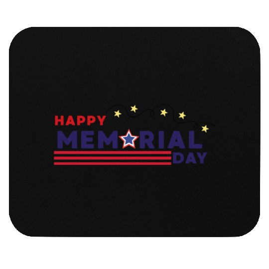 Happy Memorial Day – USA Star & Stripes Design Mouse Pads