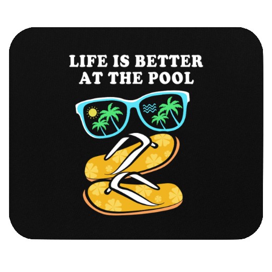 Pool Party Squad Summer Swimming Mouse Pads