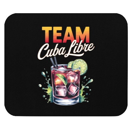 Cocktail Bartender Team Cuba Libre Mouse Pads