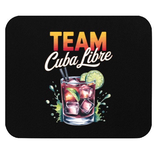 Cocktail Bartender Team Cuba Libre Mouse Pads
