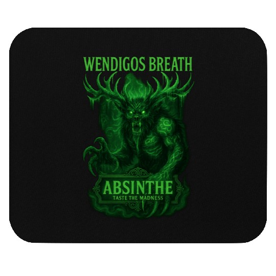 Wendigos Breath Absinthe Mock Liquor Mouse Pads