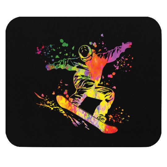 Snowboarder Snowboard Snowboarding Mouse Pads