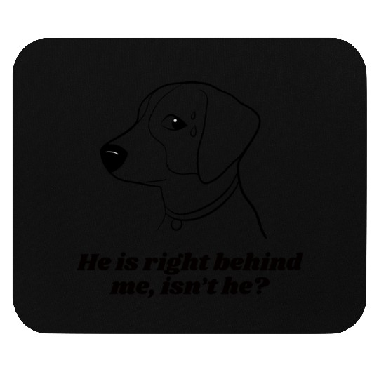 Funny Nervous Dog Meme Mouse Pads – Relatable Humor