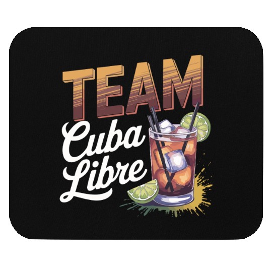 Cocktail Bartender Team Cuba Libre Mouse Pads