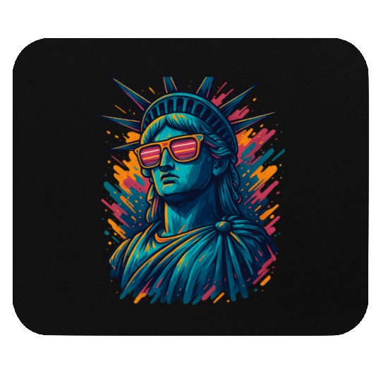 Urban Streetwear Statue of Liberty Mouse Pads Design