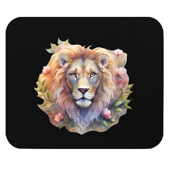 Asher the Floral Monarch Mouse Pads