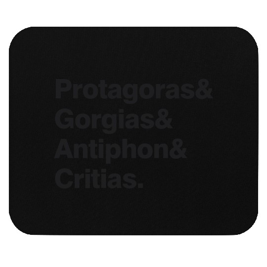 The Sophist Quartet – Minimalist Philosophy Design Mouse Pads