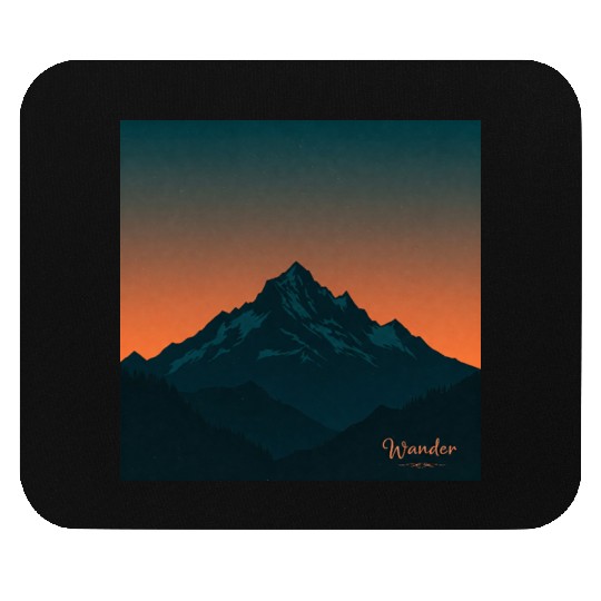 Wanderlust Peaks Mouse Pads
