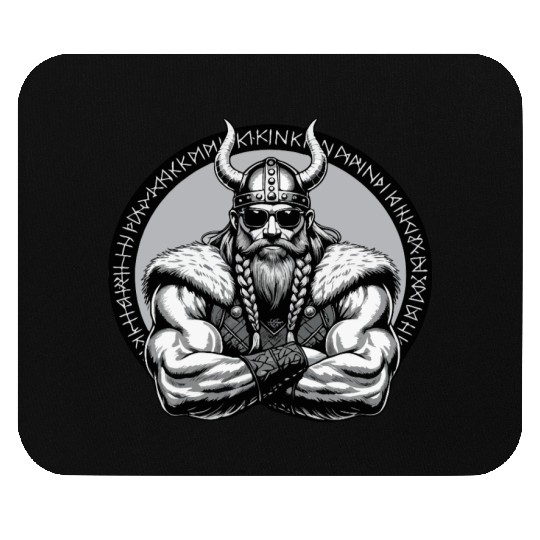 Viking Warrior Man Odin Thor Norman Walhalla Mouse Pads