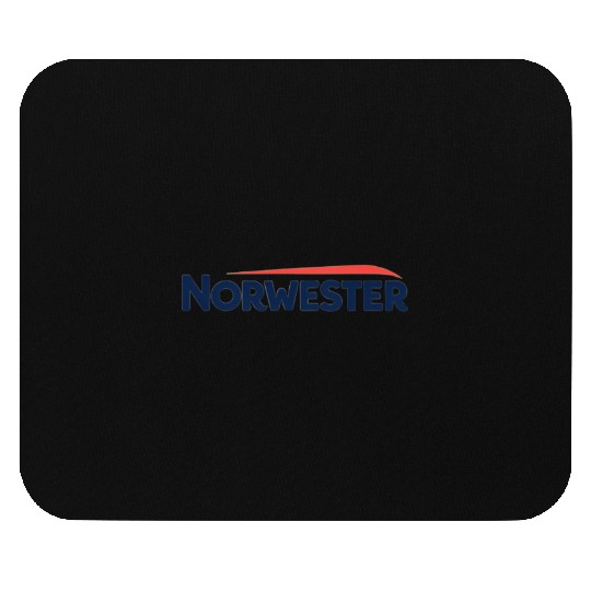 Bold Norwester Font Mouse Pads – Urban Streetwear Vibes