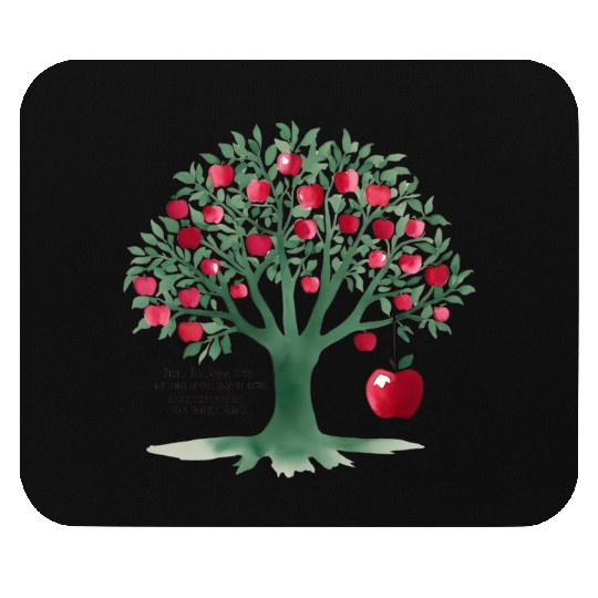 From the apple tree all beginnings Mouse Pads