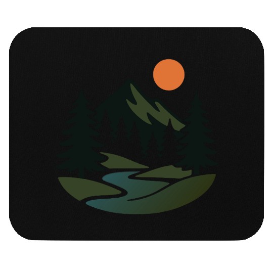 Scenic Nature View – Peaceful Landscape design Mouse Pads