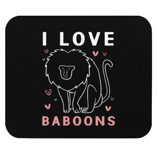 Baboon Animal Monkey Mouse Pads