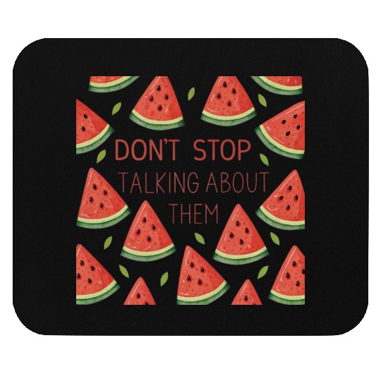 watermelon triangles Mouse Pads