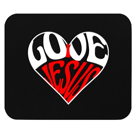 I love Jesus Mouse Pads