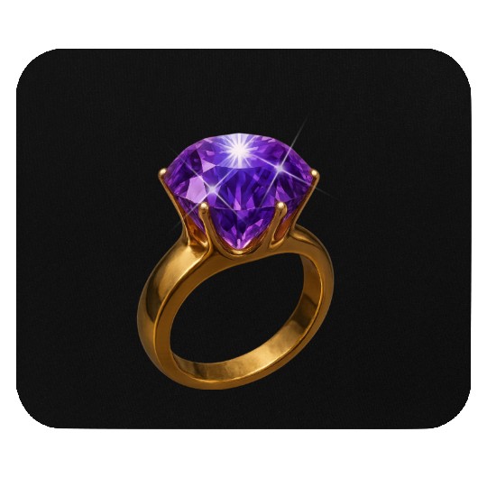 Royal Amethyst: The Elegance of Purple Gemstone Mouse Pads