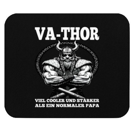 Viking Warrior Man Odin Thor Norman Walhalla Mouse Pads