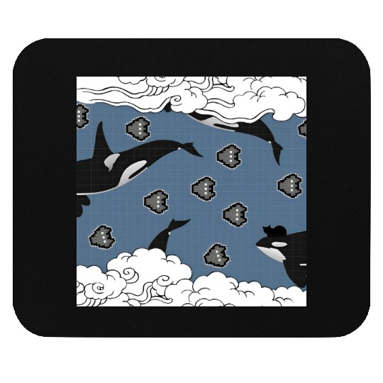 Orca Galaxy Patrol Mouse Pads