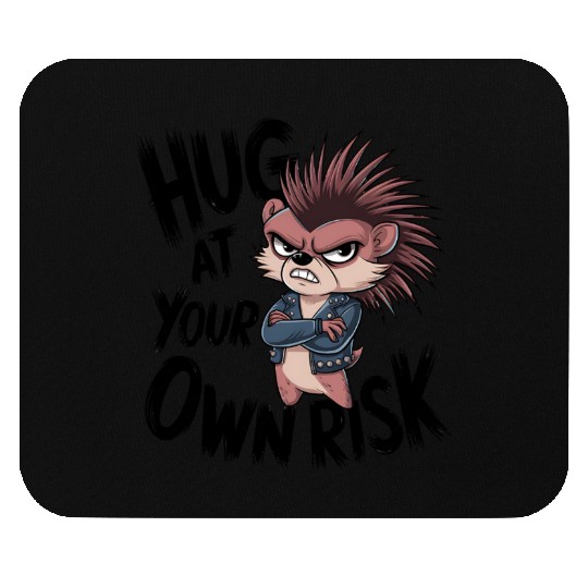 Funny Hedgehog Mouse Pads