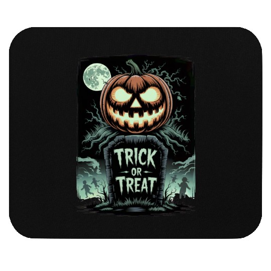 Halloween Horror Scary Thriller Trick Or Treat Mouse Pads