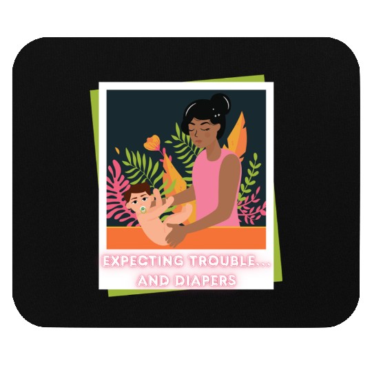 First Time Mom Vibes – Expecting Mother Mouse Pads