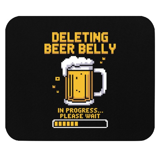 In Progress. Please Wait. Funny Mouse Pads