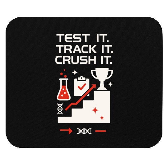 Clinical Lab Tech Diagnostic Science Data Nerd Mouse Pads