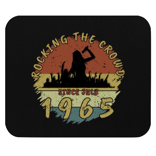60th Birthday Rocking The Crowd SNG 07/1965 Mouse Pads