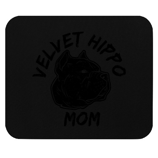 Velvet Hippo Mom – Bully Dog Lovers Mouse Pads