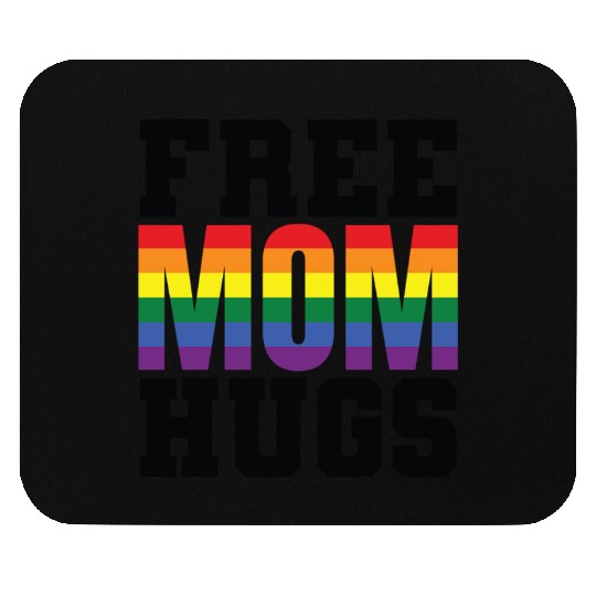 Free Mom Hugs LGBT Gay Mouse Pads