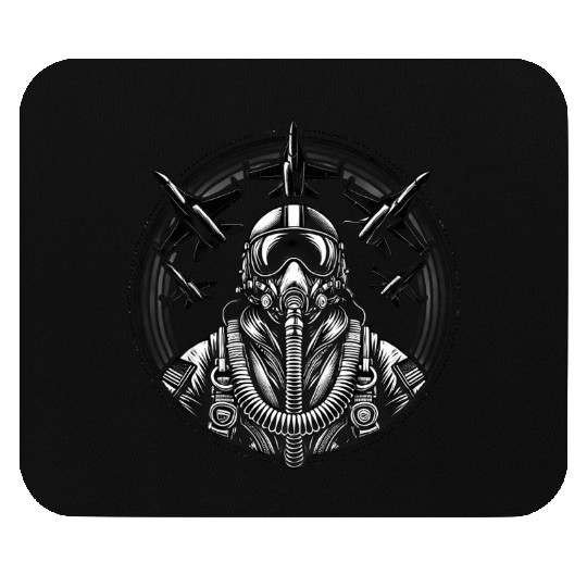 Jet Pilot - Air Force Mouse Pads