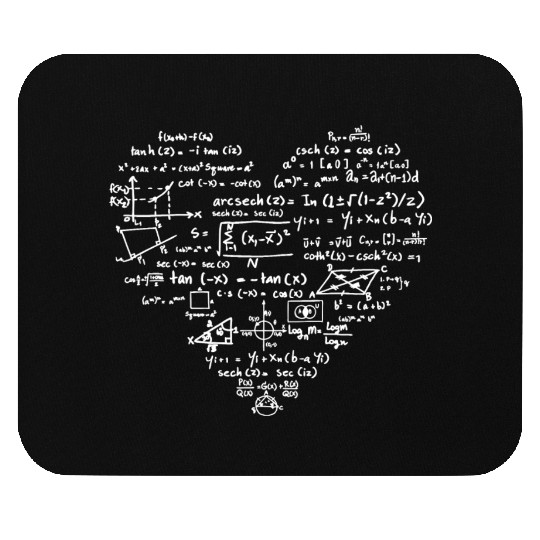 I Love Math Science Math Teacher Student Mouse Pads