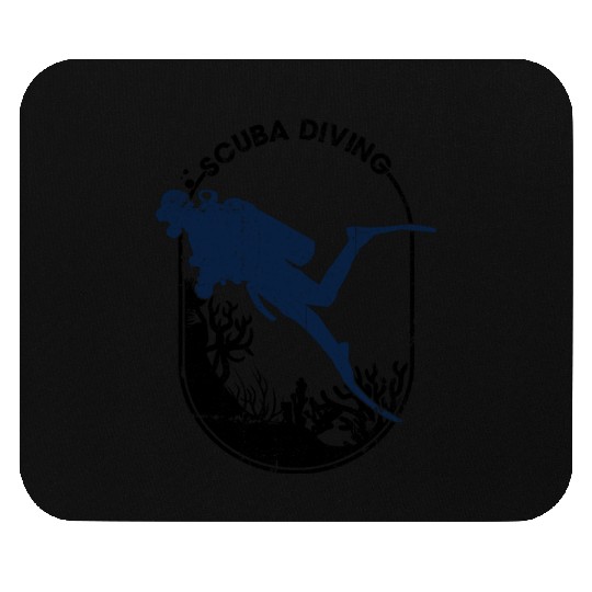 Scuba diving Mouse Pads