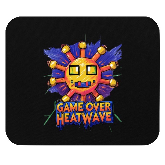 Pixel Sun Meltdown Mouse Pads