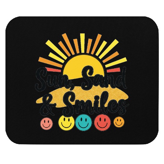 Sun, Sand & Smiles Beach Day Vibes Mouse Pads