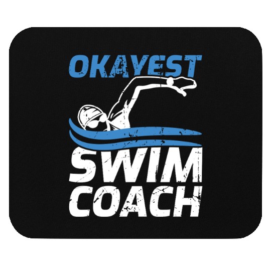 Swimming Coach Mouse Pads