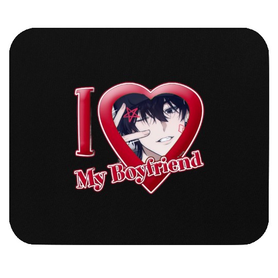 I Love My BF – Cute Minimal Logo Mouse Pads