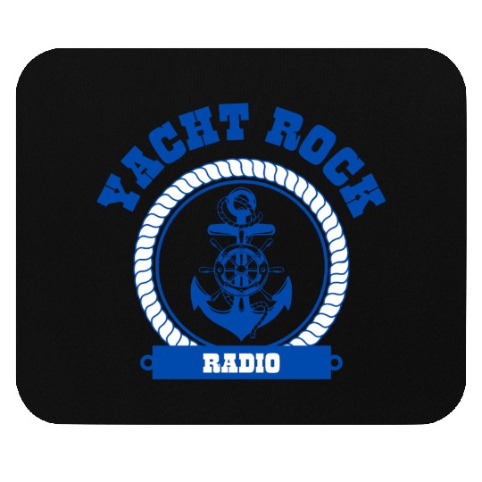 YACHT ROCK - BLUE LETTERS Mouse Pads
