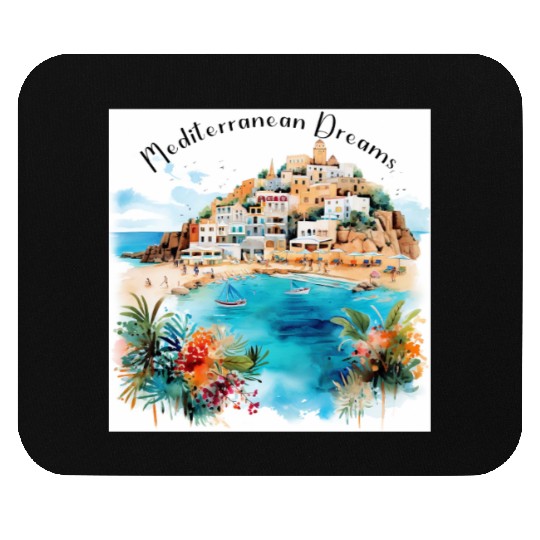 Mediterranean Dreams Mouse Pads