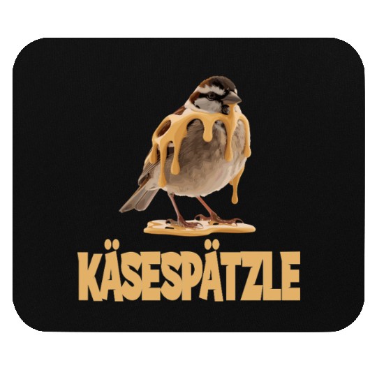 Käsespätzle Sparrow Delight With Cheesy Drizzle Mouse Pads