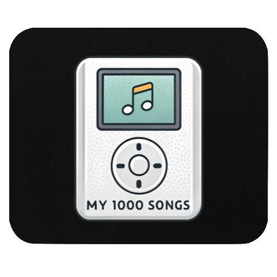 My 1000 Songs MP3 Player Retro 2000s Y2K Mouse Pads