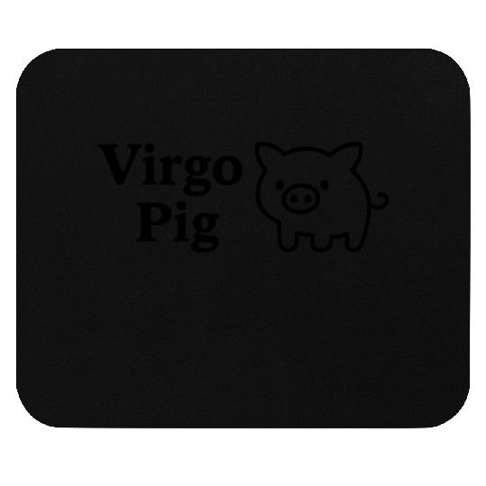 Virgo Pig Mouse Pads
