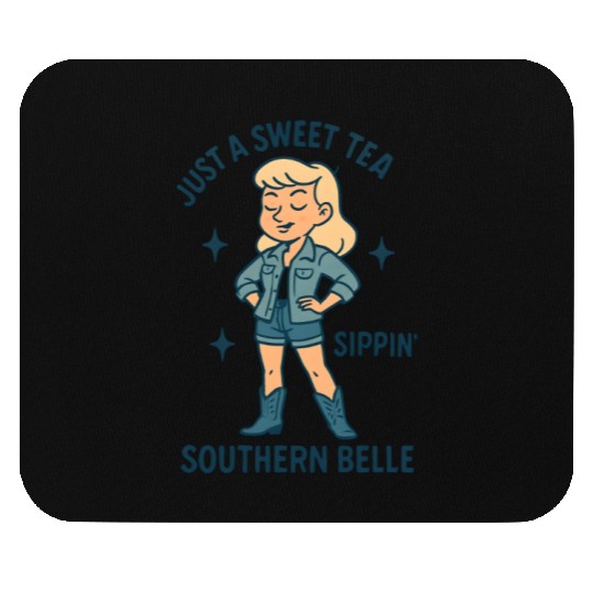 Sweet Tea Southern Belle Mouse Pads