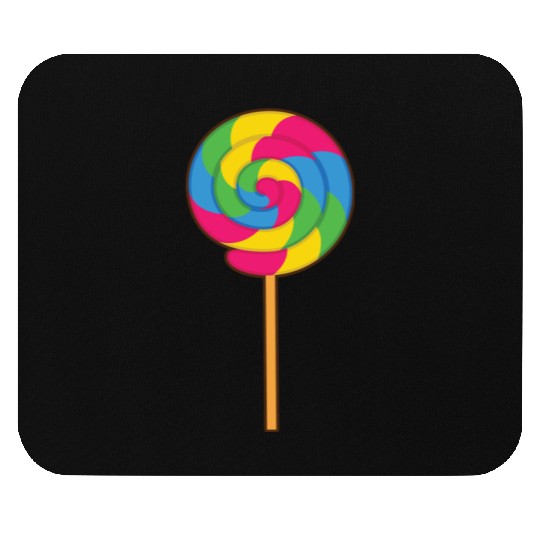 Lollipop Rainbow Sucker Candy Halloween Costume Mouse Pads