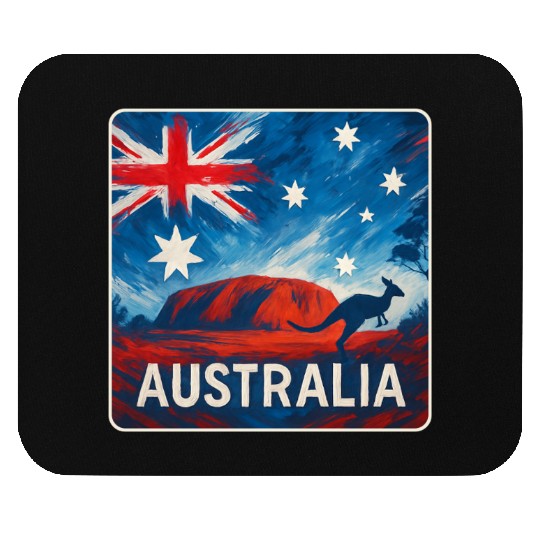 Australia Outback Design Mouse Pads