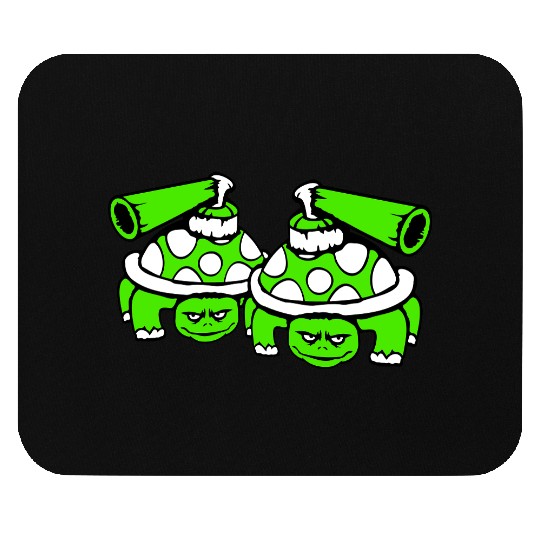 2 turtles shell gun shooting war attack tank team Mouse Pads
