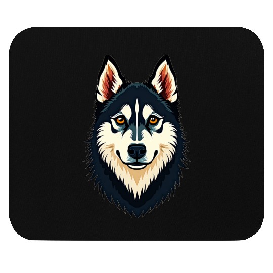 “Siberian Husky” – Bold & Beautiful Dogs Mouse Pads