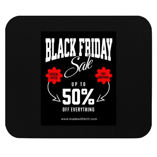 Hustle Wear Black Friday ,Mouse Pads design
