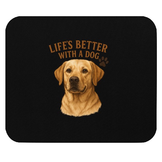 Loyal Labrador Life Mouse Pads